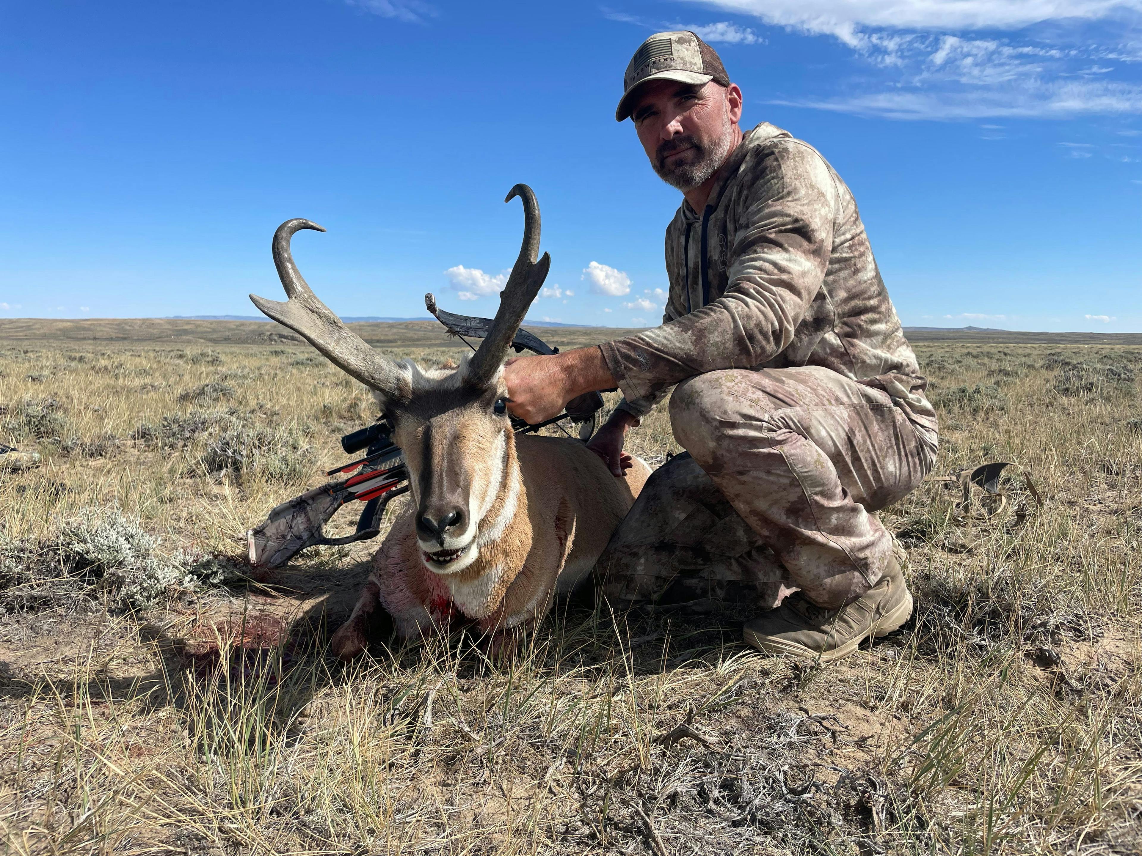 A 2022 Wyoming antelope taken outside of Casper WY.