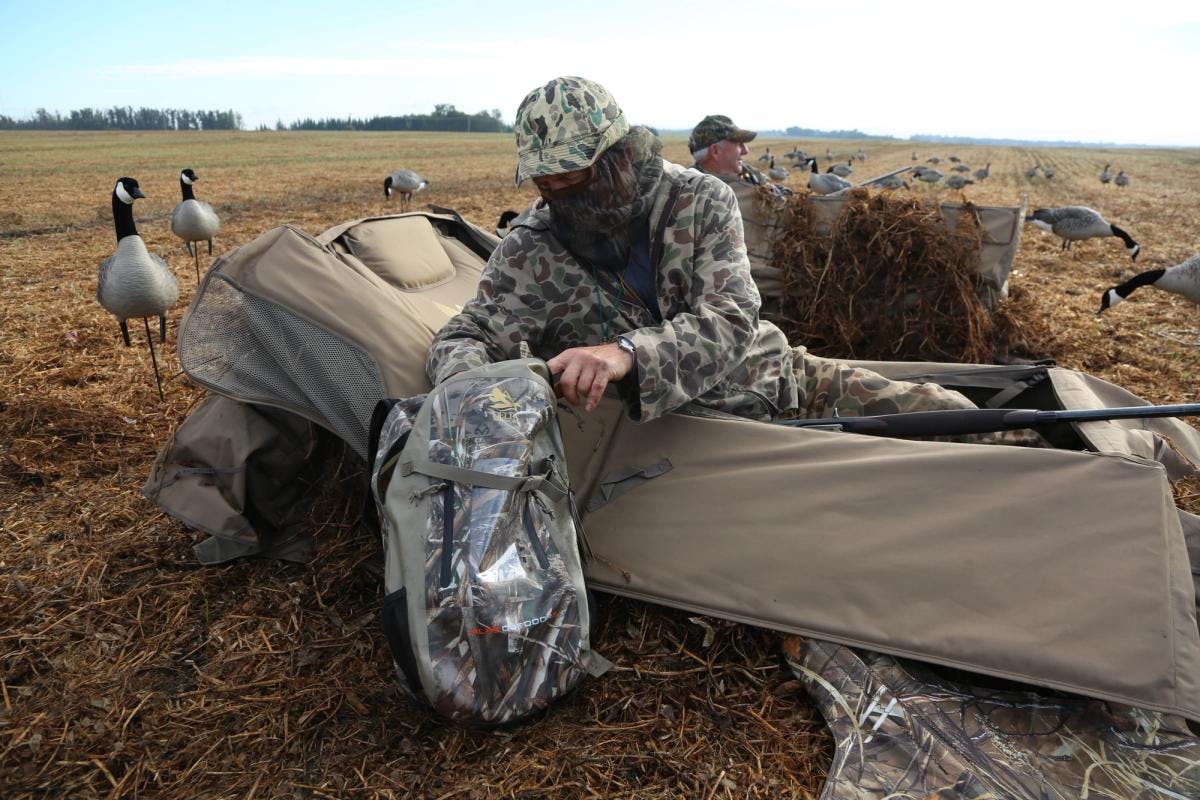 Waterfowl Hunting from a Layout Blind -ALPS OutdoorZ